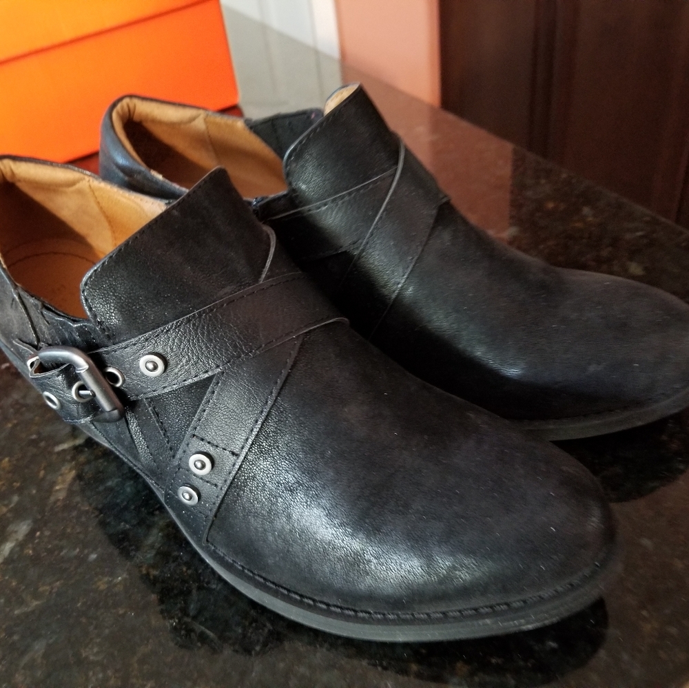 Black Western Style Bootie